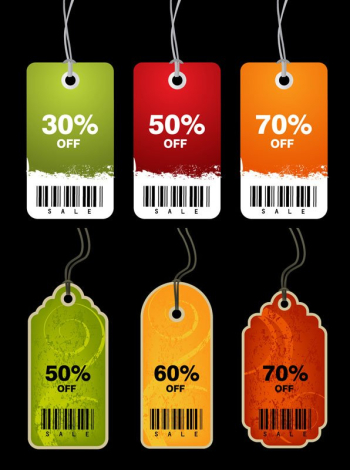 Discount sale tag Discount sale tag