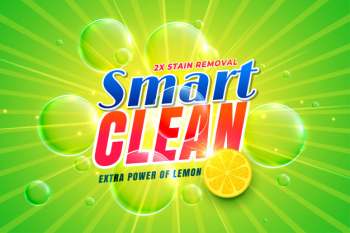 Dishwashing detergent with lemon packaging template Free Vector Dishwashing detergent with lemon packaging template Free Vector