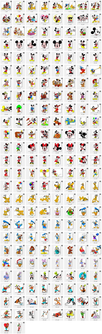 Disney&#39;s &quot;Mickey Mouse and Donald Duck&quot; vector image 203