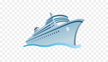 Disney Cruise Line Cruise ship Clip art - Hand-painted blue ship 
