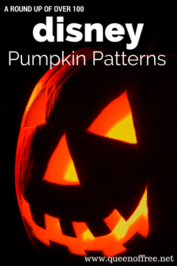 Disney Pumpkin Carving Patterns - Queen of Free