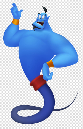 Disney's Genie, Kingdom Hearts: Chain of Memories Kingdom Hearts II Kingdom Hearts Coded Genie Princess Jasmine, aladdin transparent background PNG clipart