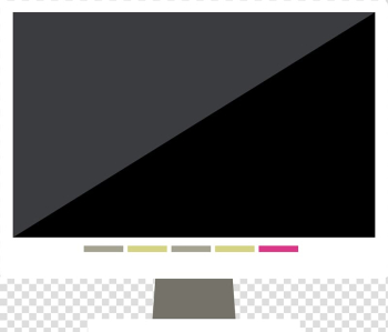 Display device Computer , Hand painted white computer transparent background PNG clipart