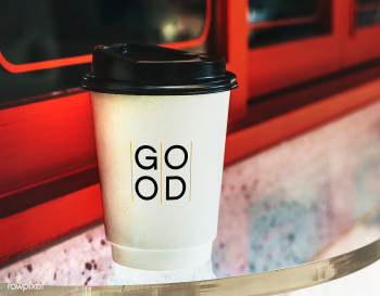 Disposable coffee paper cup mockup design | Free stock psd mockup - 533980