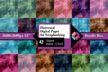 Distressed Digital Paper for Scrapbooking Distressed Digital Paper for Scrapbooking