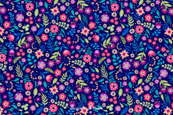 Ditsy floral background with different colorful flowers Free Vector Ditsy floral background with different colorful flowers Free Vector