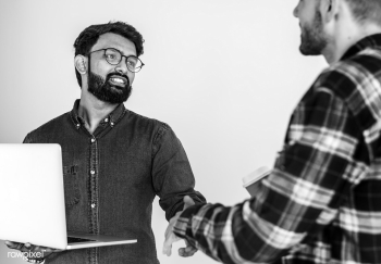 Diverse colleague men shaking hands together | Free stock photo - 392962 Diverse colleague men shaking hands together | Free stock photo - 392962