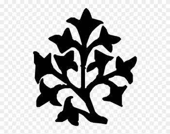 Divider - Decorative Leaf White Png