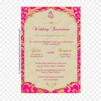 Diy Email Wedding Card Design 13a Pink Web - Calligraphy Diy Email Wedding Card Design 13a Pink Web - Calligraphy