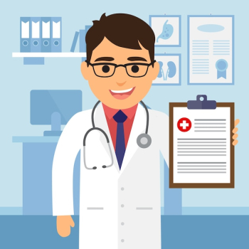 Doctor clinic illustration Doctor clinic illustration