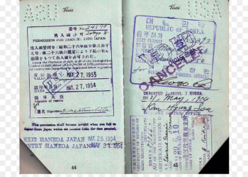 Document - stamp passport Document - stamp passport