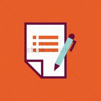 Document with pen Document with pen