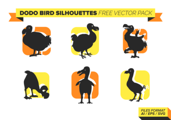 Dodo Bird Silhouettes Free Vector Pack Dodo Bird Silhouettes Free Vector Pack