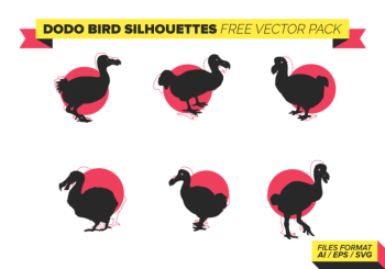 Dodo Bird Silhouettes Free Vector Pack Dodo Bird Silhouettes Free Vector Pack
