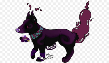 Dog breed Purple Cartoon - dog Dog breed Purple Cartoon - dog