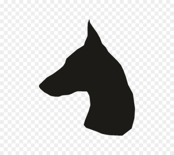 Dog breed Snout Silhouette Font - dog 