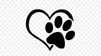 Dog Cat Paw Decal Sticker - Love paws Dog Cat Paw Decal Sticker - Love paws