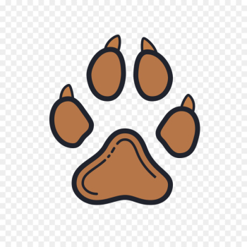Dog Cat Paw Silhouette Clip art - dog 