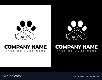 dog cat veterinary clinic logo template dog cat veterinary clinic logo template