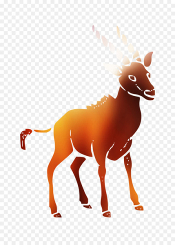 Dog Cattle Canidae Mammal Reindeer - Dog Cattle Canidae Mammal Reindeer -