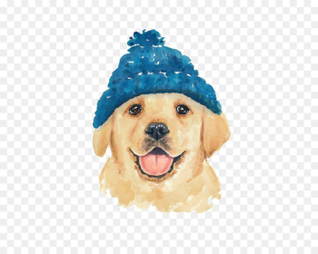 Dog Drawing Watercolor painting Cat - Cartoon Golden Retriever Dog 