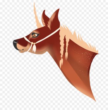 Dog Mustang Halter Illustration Pack animal - dog Dog Mustang Halter Illustration Pack animal - dog