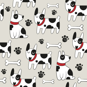 Dog pattern background