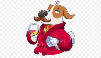 Dog Santa Claus Illustration Clip art Food - dog Dog Santa Claus Illustration Clip art Food - dog
