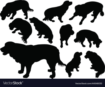 dog silhouette dog silhouette