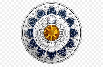 Dollar coin Zodiac Silver coin - cancer astrology 