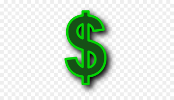 Dollar sign Money Icon - Green Dollar Symbol Transparent Background 