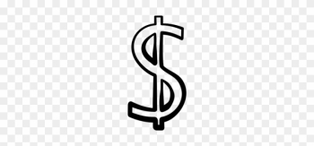 Dollar Sign Money Sign Clip Art No Background Free - Money Sign No Background