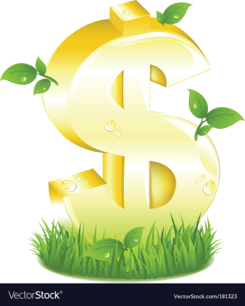 Dollar symbol vector image Dollar symbol vector image