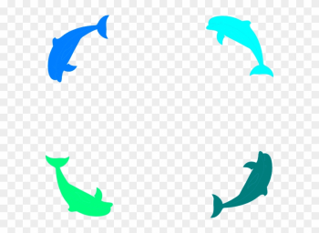 Dolphin Border Svg Clip Arts 600 X 535 Px - Fish Page Border Png