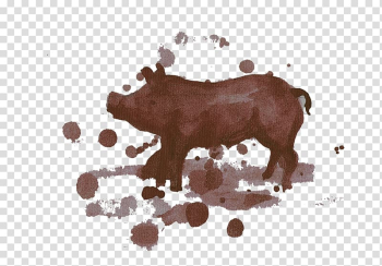 Domestic pig , Watercolor piglet transparent background PNG clipart Domestic pig , Watercolor piglet transparent background PNG clipart