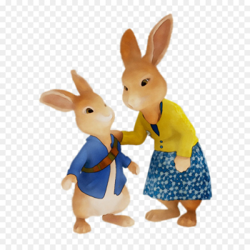 Domestic rabbit Hare Figurine -  