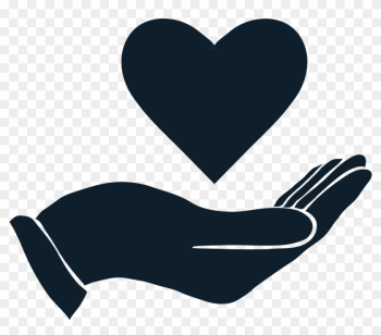 Donation Clipart Hand Heart - Donate Hand Png