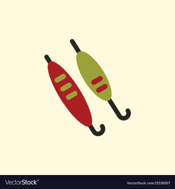 Doner kebab on pole vector image Doner kebab on pole vector image