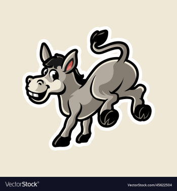 donkey cartoon character mascot design donkey cartoon character mascot design