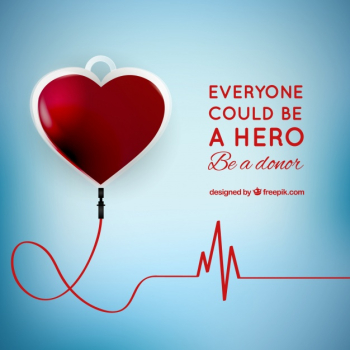 Donor day background with message Free Vector Donor day background with message Free Vector