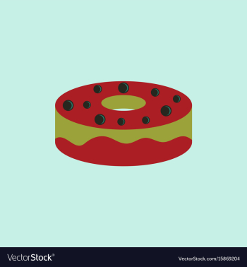 Donut icon vector image Donut icon vector image