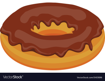 Donut vector image Donut vector image