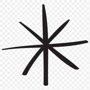 Doodle bohemian png star symbol illustration Doodle bohemian png star symbol illustration