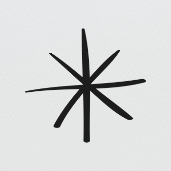 Doodle bohemian star symbol psd illustration Doodle bohemian star symbol psd illustration