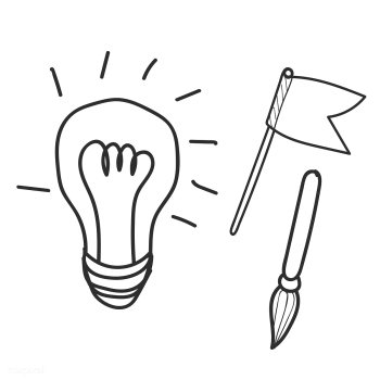 Doodle of lightbulb icon | Free stock vector - 24521