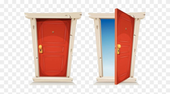 Door Cartoon Stock Illustration Illustration - Open And Closed Door Clipart Door Cartoon Stock Illustration Illustration - Open And Closed Door Clipart