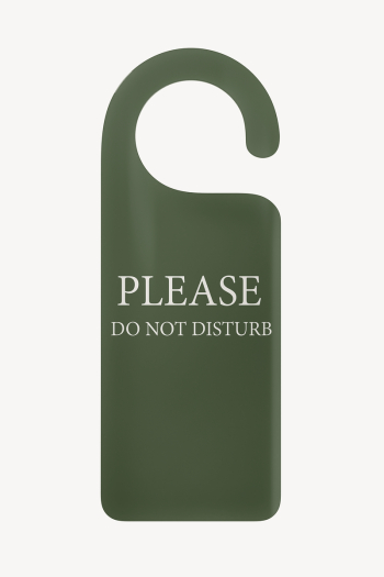 Door hanger mockup, green 3D | Free PSD Mockup - rawpixel