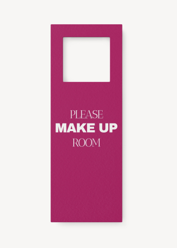 Door tag mockup, pink 3D | Free PSD Mockup - rawpixel