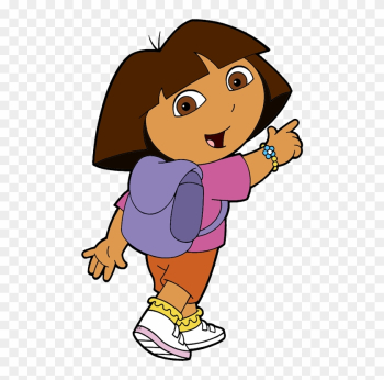 Dora Pointing - Dora The Explorer Clipart