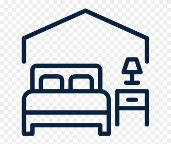 Dorms - Hotel Room Icon Png